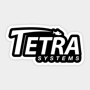 Tetra Systems Logo (White) Sticker